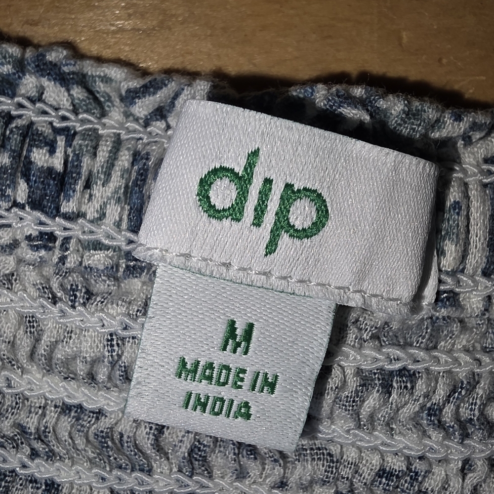 Dip Collection Maxi Dress Medium Blue White Patterned #DR5 - Picture 7 of 10